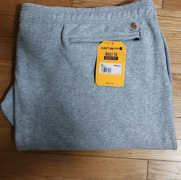 NEW CARHARTT SIZE 4XL GRAY RELAXED FIT REGULAR MIDWEIGHT NEW NO TAGS - Picture 4 of 16